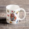image:imageMaison d Hermine Coffee Mug with Handle Fine Bone China Mugs Pack of Two Tea Cups for Hot Beverages Cappuccino Latte Home Restaurant Gifts for Mothers day Christmas Tradition  Pack of 2 15 Ounce021  Happy Florals  High Summer Butterfliess