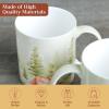 image:imageMaison d Hermine Coffee Mug with Handle Fine Bone China Mugs Pack of Two Tea Cups for Hot Beverages Cappuccino Latte Home Restaurant Gifts for Mothers day Christmas Tradition  Pack of 2 15 Ounce044  Winter Morning  Hoge Veluwe