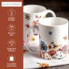 image:imageMaison d Hermine Coffee Mug with Handle Fine Bone China Mugs Pack of Two Tea Cups for Hot Beverages Cappuccino Latte Home Restaurant Gifts for Mothers day Christmas Tradition  Pack of 2 15 Ounce021  Happy Florals  High Summer Pack of 2