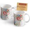 image:imageMaison d Hermine Coffee Mug with Handle Fine Bone China Mugs Pack of Two Tea Cups for Hot Beverages Cappuccino Latte Home Restaurant Gifts for Mothers day Christmas Tradition  Pack of 2 15 Ounce008  Champ De Mars  Pack of 2