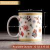 image:imageMaison d Hermine Coffee Mug with Handle Fine Bone China Mugs Pack of Two Tea Cups for Hot Beverages Cappuccino Latte Home Restaurant Gifts for Mothers day Christmas Tradition  Pack of 2 15 Ounce009  Happy Florals  Sweety Pack of 2