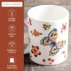 image:imageMaison d Hermine Coffee Mug with Handle Fine Bone China Mugs Pack of Two Tea Cups for Hot Beverages Cappuccino Latte Home Restaurant Gifts for Mothers day Christmas Tradition  Pack of 2 15 Ounce021  Happy Florals  High Summer Butterfliess