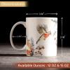 image:imageMaison d Hermine Coffee Mug with Handle Fine Bone China Mugs Pack of Two Tea Cups for Hot Beverages Cappuccino Latte Home Restaurant Gifts for Mothers day Christmas Tradition  Pack of 2 15 Ounce030  Whitish Shabby Chique  Pack of 2