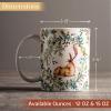image:imageMaison d Hermine Coffee Mug with Handle Fine Bone China Mugs Pack of Two Tea Cups for Hot Beverages Cappuccino Latte Home Restaurant Gifts for Mothers day Christmas Tradition  Pack of 2 15 Ounce018  Holly Time  Pack of 2