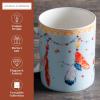 image:imageMaison d Hermine Coffee Mug with Handle Fine Bone China Mugs Pack of Two Tea Cups for Hot Beverages Cappuccino Latte Home Restaurant Gifts for Mothers day Christmas Tradition  Pack of 2 15 Ounce013  Ibiza  Blue  Festival