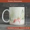 image:imageMaison d Hermine Coffee Mug with Handle Fine Bone China Mugs Pack of Two Tea Cups for Hot Beverages Cappuccino Latte Home Restaurant Gifts for Mothers day Christmas Tradition  Pack of 2 15 Ounce044  Winter Morning  Veluwezoom