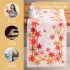 image:imageMaison d Hermine Table Runner 100 Cotton Double Layer Table Runners 72 inches Long for Thanksgiving Christmas Decorations Home Kitchen Dining Party Wedding Crystal Star 145 x 72