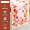 image:imageMaison d Hermine Table Runner 100 Cotton Double Layer Table Runners 72 inches Long for Thanksgiving Christmas Decorations Home Kitchen Dining Party Wedding Crystal Star 145 x 72