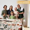 image:imageMaison d Hermine Table Cloth Rectangle Table 100 Cotton 60 x 120 Inches Fall Tablecloth Reusable Everyday Use for Thanksgiving Christmas Decorations Dining Farmhouse Party Dalida