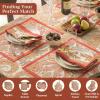 image:imageMaison d Hermine Table Cloth Rectangle Table 100 Cotton 70 x 140 Inches Fall Tablecloth Reusable Everyday Use for Thanksgiving Christmas Decorations Dining Farmhouse Party Kashmir Paisley