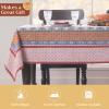 image:imageMaison d Hermine Table Cloth Rectangle Table 100 Cotton 70 x 140 Inches Fall Tablecloth Reusable Everyday Use for Thanksgiving Christmas Decorations Dining Farmhouse Party Romane