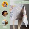 image:imageMaison d Hermine Table Cloth Rectangle Table 100 Cotton 70 x 140 Inches Fall Tablecloth Reusable Everyday Use for Thanksgiving Christmas Decorations Dining Farmhouse Party Equinoxe  Grey