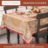 image:imageMaison d Hermine Table Cloth Rectangle Table 100 Cotton 70 x 140 Inches Fall Tablecloth Reusable Everyday Use for Thanksgiving Christmas Decorations Dining Farmhouse Party Kashmir Paisley