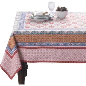 image:imageMaison d Hermine Table Cloth Rectangle Table 100 Cotton 70 x 140 Inches Fall Tablecloth Reusable Everyday Use for Thanksgiving Christmas Decorations Dining Farmhouse Party Romane