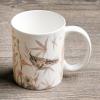 image:imageMaison d Hermine Coffee Mug with Handles Fine Bone China Mugs Pack of One Tea Cups for Hot Beverages Cappuccino Latte Home Restaurant Hotel Spring Summer Summer Floral  Cornflower 12 Ounce025  Meadow Florals Beige  Meadow Morning