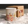 image:imageMaison d Hermine Coffee Mug with Handles Fine Bone China Mugs Pack of One Tea Cups for Hot Beverages Cappuccino Latte Home Restaurant Hotel Spring Summer Summer Floral  Cornflower 12 Ounce012  Ibiza  Beige  Feather