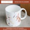 image:imageMaison d Hermine Coffee Mug with Handles Fine Bone China Mugs Pack of One Tea Cups for Hot Beverages Cappuccino Latte Home Restaurant Hotel Spring Summer Summer Floral  Cornflower 12 Ounce042  Easter Zest  Rabbits