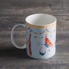 image:imageMaison d Hermine Coffee Mug with Handles Fine Bone China Mugs Pack of One Tea Cups for Hot Beverages Cappuccino Latte Home Restaurant Hotel Spring Summer Summer Floral  Cornflower 12 Ounce013  Ibiza  Blue  Festival