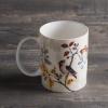 image:imageMaison d Hermine Coffee Mug with Handles Fine Bone China Mugs Pack of One Tea Cups for Hot Beverages Cappuccino Latte Home Restaurant Hotel Spring Summer Summer Floral  Cornflower 12 Ounce028  Equinoxe  Beige Sparrows