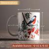 image:imageMaison d Hermine Coffee Mug with Handles Fine Bone China Mugs Pack of One Tea Cups for Hot Beverages Cappuccino Latte Home Restaurant Hotel Spring Summer Summer Floral  Cornflower 12 Ounce015  Morzine  Pack of 2