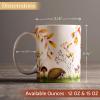 image:imageMaison d Hermine Coffee Mug with Handles Fine Bone China Mugs Pack of One Tea Cups for Hot Beverages Cappuccino Latte Home Restaurant Hotel Spring Summer Summer Floral  Cornflower 12 Ounce006  SousBois  SousBois