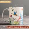 image:imageMaison d Hermine Coffee Mug with Handles Fine Bone China Mugs Pack of One Tea Cups for Hot Beverages Cappuccino Latte Home Restaurant Hotel Spring Summer Summer Floral  Cornflower 12 Ounce005  Tropiques  Colibris