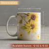 image:imageMaison d Hermine Coffee Mug with Handles Fine Bone China Mugs Pack of One Tea Cups for Hot Beverages Cappuccino Latte Home Restaurant Hotel Spring Summer Summer Floral  Cornflower 12 Ounce010  Candice  Tournesol