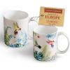 image:imageMaison d Hermine Coffee Mug with Handles Fine Bone China Mugs Pack of One Tea Cups for Hot Beverages Cappuccino Latte Home Restaurant Hotel Spring Summer Summer Floral  Cornflower 12 Ounce005  Tropiques  Pack of 2