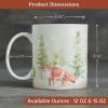 image:imageMaison d Hermine Coffee Mug with Handles Fine Bone China Mugs Pack of One Tea Cups for Hot Beverages Cappuccino Latte Home Restaurant Hotel Spring Summer Summer Floral  Cornflower 12 Ounce044  Winter Morning  Pack of 2