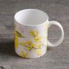 image:imageMaison d Hermine Coffee Mug with Handles Fine Bone China Mugs Pack of One Tea Cups for Hot Beverages Cappuccino Latte Home Restaurant Hotel Spring Summer Summer Floral  Cornflower 12 Ounce010  Candice  Helianthe