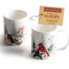 image:imageMaison d Hermine Coffee Mug with Handles Fine Bone China Mugs Pack of One Tea Cups for Hot Beverages Cappuccino Latte Home Restaurant Hotel Spring Summer Summer Floral  Cornflower 12 Ounce015  Morzine  Pack of 2