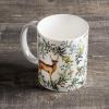 image:imageMaison d Hermine Coffee Mug with Handles Fine Bone China Mugs Pack of One Tea Cups for Hot Beverages Cappuccino Latte Home Restaurant Hotel Spring Summer Summer Floral  Cornflower 12 Ounce018  Holly Time  Biche