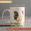 image:imageMaison d Hermine Coffee Mug with Handles Fine Bone China Mugs Pack of One Tea Cups for Hot Beverages Cappuccino Latte Home Restaurant Hotel Spring Summer Summer Floral  Cornflower 12 Ounce017  Campagne  Coq