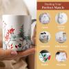 image:imageMaison d Hermine Coffee Mug with Handles Fine Bone China Mugs Pack of One Tea Cups for Hot Beverages Cappuccino Latte Home Restaurant Hotel Spring Summer Summer Floral  Cornflower 12 Ounce015  Morzine  Chamonix