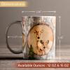 image:imageMaison d Hermine Coffee Mug with Handles Fine Bone China Mugs Pack of One Tea Cups for Hot Beverages Cappuccino Latte Home Restaurant Hotel Spring Summer Summer Floral  Cornflower 12 Ounce019  Mountain Life  Pack of 2