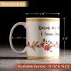 image:imageMaison d Hermine Coffee Mug with Handles Fine Bone China Mugs Pack of One Tea Cups for Hot Beverages Cappuccino Latte Home Restaurant Hotel Spring Summer Summer Floral  Cornflower 12 Ounce009  Happy Florals  Sweety Roses Are Red