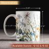 image:imageMaison d Hermine Coffee Mug with Handles Fine Bone China Mugs Pack of One Tea Cups for Hot Beverages Cappuccino Latte Home Restaurant Hotel Spring Summer Summer Floral  Cornflower 12 Ounce001  Fleurs De Mai  Prairie