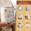 image:imageMaison d Hermine Coffee Mug with Handles Fine Bone China Mugs Pack of One Tea Cups for Hot Beverages Cappuccino Latte Home Restaurant Hotel Spring Summer Summer Floral  Cornflower 12 Ounce002  Colmar  Green