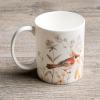 image:imageMaison d Hermine Coffee Mug with Handles Fine Bone China Mugs Pack of One Tea Cups for Hot Beverages Cappuccino Latte Home Restaurant Hotel Spring Summer Summer Floral  Cornflower 12 Ounce025  Meadow Florals Beige  Meadow Morning