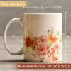 image:imageMaison d Hermine Coffee Mug with Handles Fine Bone China Mugs Pack of One Tea Cups for Hot Beverages Cappuccino Latte Home Restaurant Hotel Spring Summer Summer Floral  Cornflower 12 Ounce012  Ibiza  Beige  Pack of 2