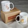 image:imageMaison d Hermine Coffee Mug with Handles Fine Bone China Mugs Pack of One Tea Cups for Hot Beverages Cappuccino Latte Home Restaurant Hotel Spring Summer Summer Floral  Cornflower 12 Ounce042  Easter Zest  Pack of 2