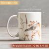 image:imageMaison d Hermine Coffee Mug with Handles Fine Bone China Mugs Pack of One Tea Cups for Hot Beverages Cappuccino Latte Home Restaurant Hotel Spring Summer Summer Floral  Cornflower 12 Ounce025  Meadow Florals  Beige  Pack of 2