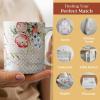 image:imageMaison d Hermine Coffee Mug with Handles Fine Bone China Mugs Pack of One Tea Cups for Hot Beverages Cappuccino Latte Home Restaurant Hotel Spring Summer Summer Floral  Cornflower 12 Ounce008  Champ De Mars  Pack of 2