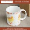 image:imageMaison d Hermine Coffee Mug with Handles Fine Bone China Mugs Pack of One Tea Cups for Hot Beverages Cappuccino Latte Home Restaurant Hotel Spring Summer Summer Floral  Cornflower 12 Ounce041  Ducklings In Spring  Dancing Ducklings