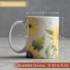 image:imageMaison d Hermine Coffee Mug with Handles Fine Bone China Mugs Pack of One Tea Cups for Hot Beverages Cappuccino Latte Home Restaurant Hotel Spring Summer Summer Floral  Cornflower 12 Ounce010  Candice  Helianthe