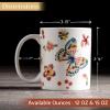 image:imageMaison d Hermine Coffee Mug with Handles Fine Bone China Mugs Pack of One Tea Cups for Hot Beverages Cappuccino Latte Home Restaurant Hotel Spring Summer Summer Floral  Cornflower 12 Ounce021  Happy Florals  High Summer Butterfliess