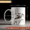 image:imageMaison d Hermine Coffee Mug with Handles Fine Bone China Mugs Pack of One Tea Cups for Hot Beverages Cappuccino Latte Home Restaurant Hotel Spring Summer Summer Floral  Cornflower 12 Ounce022  Meadow Florals  Brown Perfect Pasture