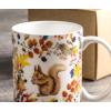 image:imageMaison d Hermine Coffee Mug with Handles Fine Bone China Mugs Pack of One Tea Cups for Hot Beverages Cappuccino Latte Home Restaurant Hotel Spring Summer Summer Floral  Cornflower 12 Ounce006  SousBois  Foret