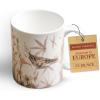 image:imageMaison d Hermine Coffee Mug with Handles Fine Bone China Mugs Pack of One Tea Cups for Hot Beverages Cappuccino Latte Home Restaurant Hotel Spring Summer Summer Floral  Cornflower 12 Ounce025  Meadow Florals Beige  Meadow Morning