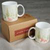 image:imageMaison d Hermine Coffee Mug with Handles Fine Bone China Mugs Pack of One Tea Cups for Hot Beverages Cappuccino Latte Home Restaurant Hotel Spring Summer Summer Floral  Cornflower 12 Ounce044  Winter Morning  Pack of 2